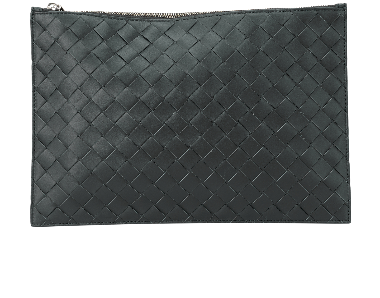 Bottega Veneta Pouch, &pound;250, Accessories, Navy, Leather, Back view